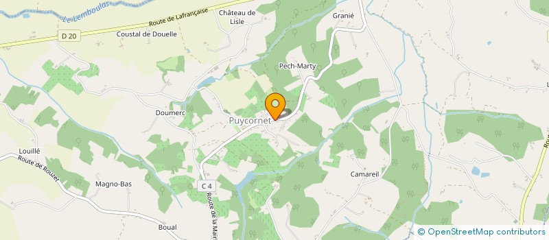 localisation de l'entreprise LOU BAR  VAZERAC