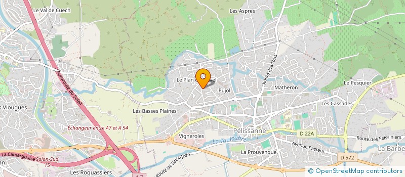 localisation de l'entreprise LOU BATI à PELISSANNE