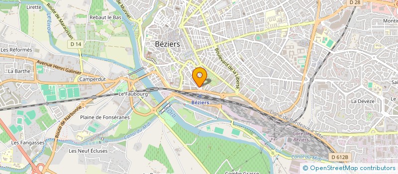 localisation de l'entreprise LOU BATISTOU à BEZIERS
