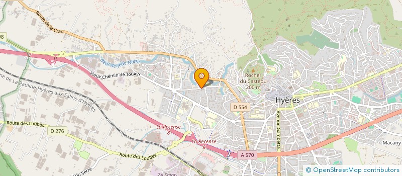 localisation de l'entreprise LOU BAYE à HYERES