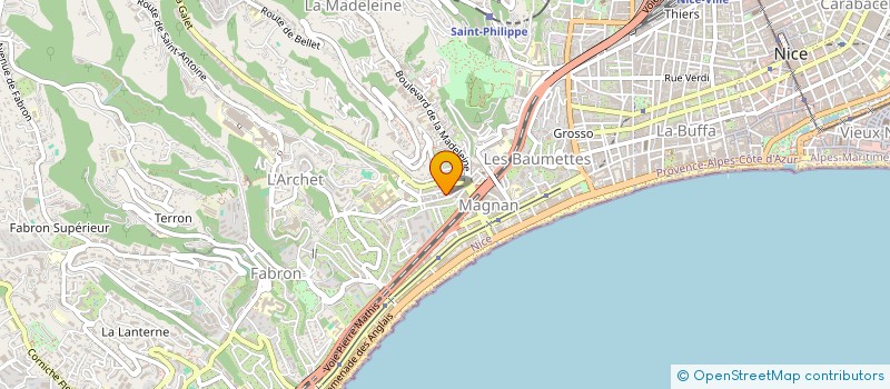 localisation de l'entreprise LOU BEN GAGNA à NICE