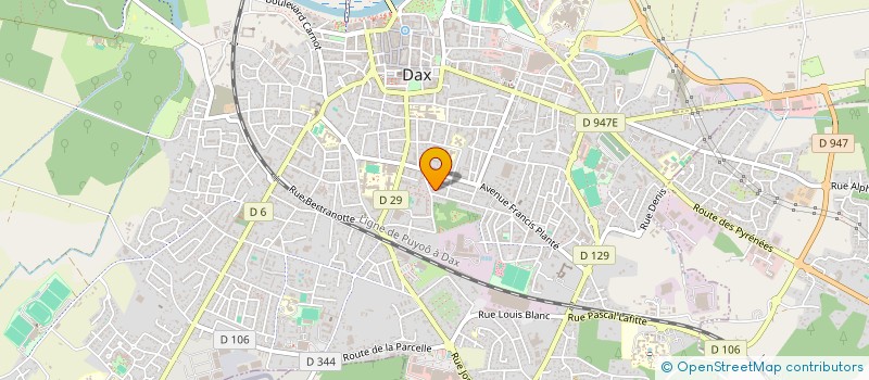 localisation de l'entreprise LOU BENQUIER à DAX