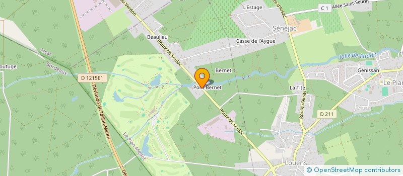 localisation de l'entreprise LOU BERNET à LE PIAN-MEDOC