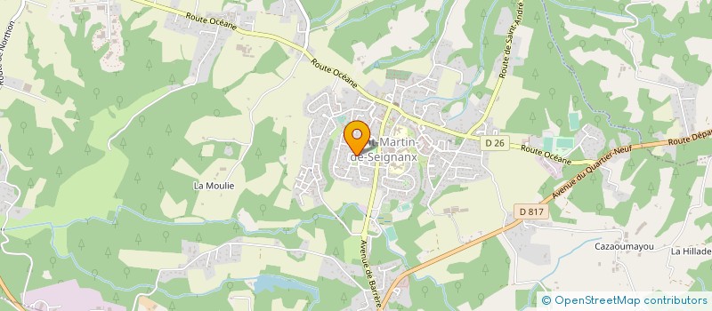 localisation de l'entreprise LOU BET ADJE DE ST MARTIN DE SEIGNANX  SAINT-MARTIN-DE-SEIGNANX