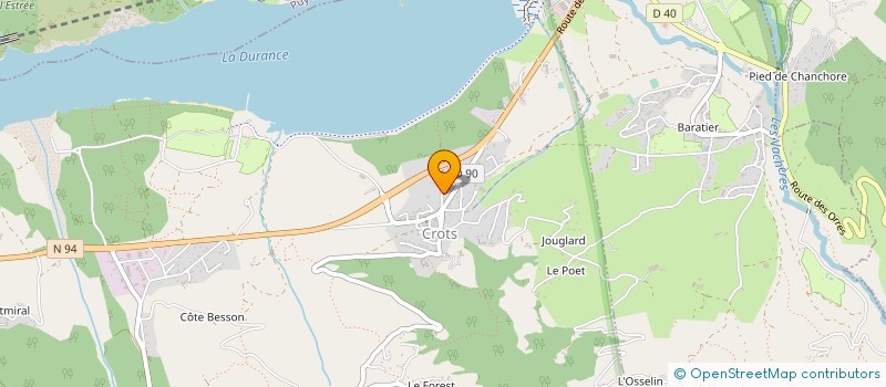localisation de l'entreprise LOU BORIE à LES ORRES