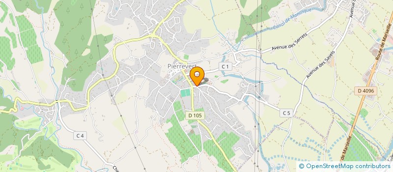 localisation de l'entreprise LOU BRIGANDA  PIERREVERT