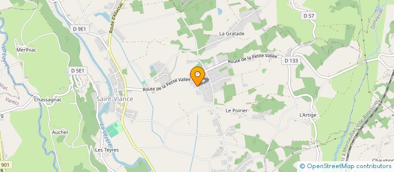 localisation de l'entreprise LOU CABANE  SAINT-VIANCE