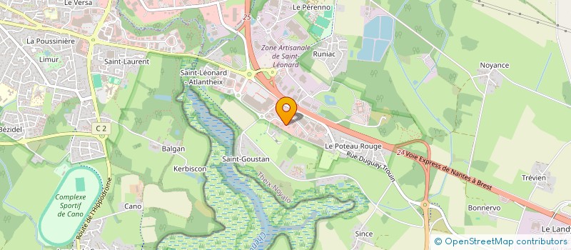 localisation de l'entreprise LOU CABANOU  THEIX-NOYALO