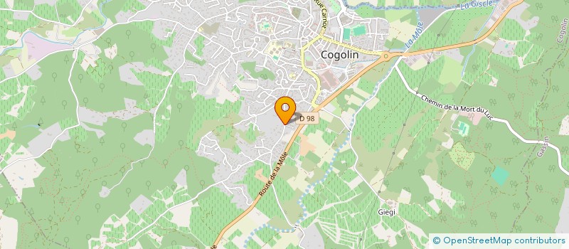 localisation de l'entreprise LOU CABANOU à COGOLIN