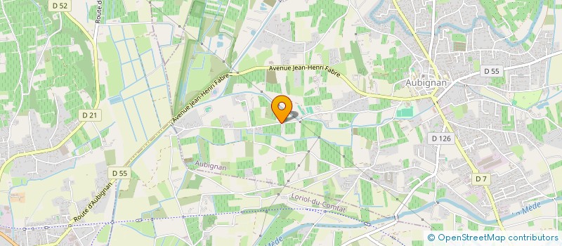 localisation de l'entreprise LOU CABANOUN  AUBIGNAN