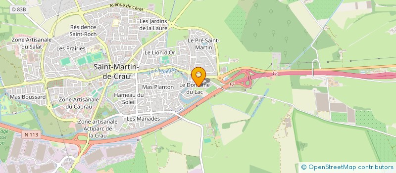 localisation de l'entreprise LOU CABEDEU à SAINT MARTIN DE CRAU