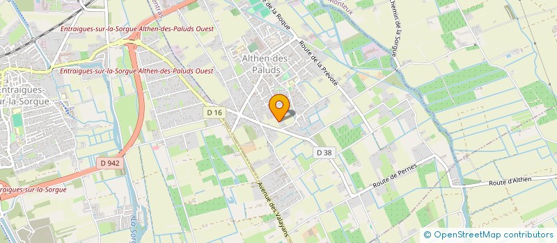 localisation de l'entreprise LOU CALEU  ALTHEN-DES-PALUDS