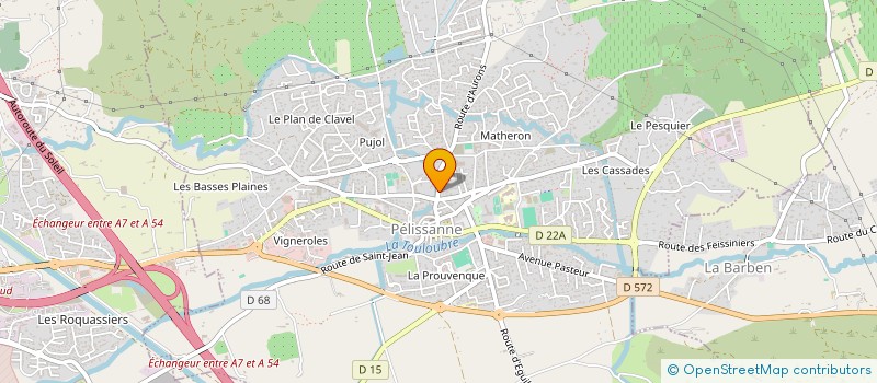 localisation de l'entreprise LOU CAMIN  PELISSANNE