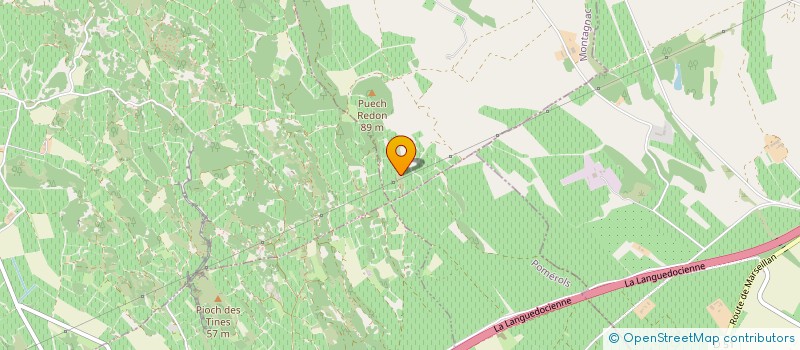 localisation de l'entreprise LOU CAMPO DE AUCELS  MONTAGNAC