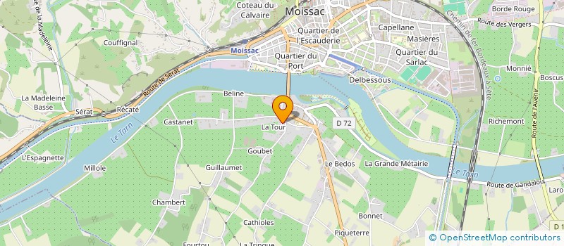 localisation de l'entreprise LOU CANCELOU à MONTESQUIEU