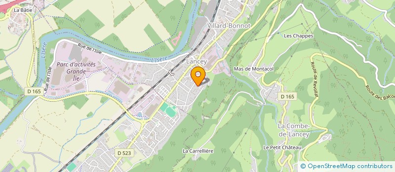 localisation de l'entreprise LOU CARDENAOU  VILLARD-BONNOT