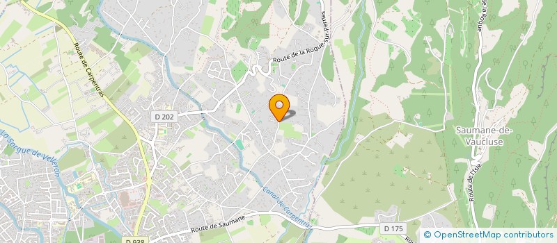 localisation de l'entreprise LOU CARETOUN  L'ISLE-SUR-LA-SORGUE