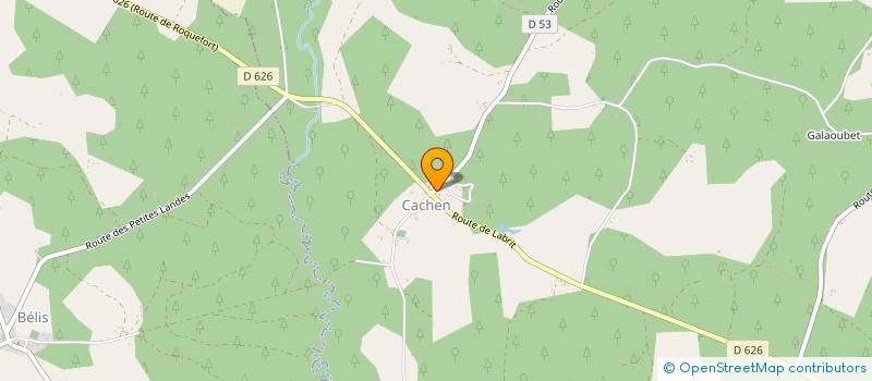 localisation de l'entreprise LOU CASTAGNE  CACHEN