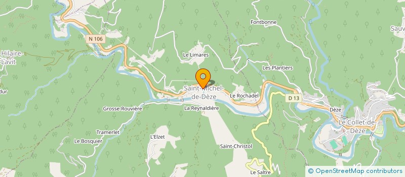 localisation de l'entreprise LOU CEVENOL  SAINT-MARTIN-DE-BOUBAUX