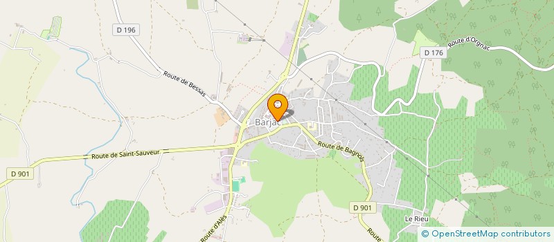 localisation de l'entreprise LOU CHOCOLAT  BARJAC
