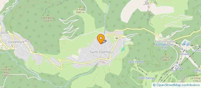 localisation de l'entreprise LOU CIASAL  VALDEBLORE