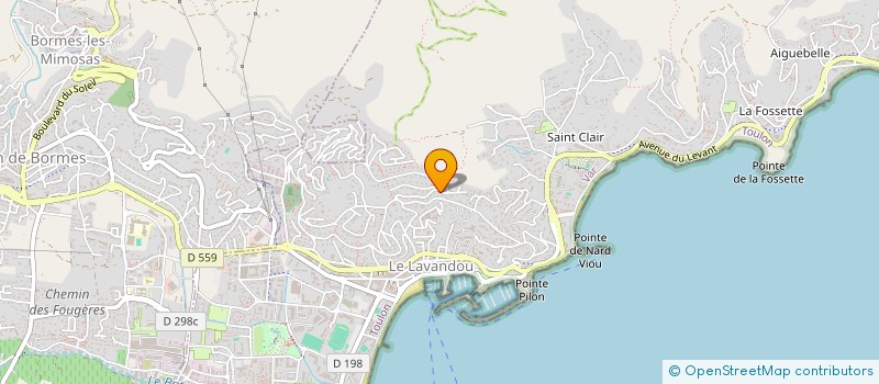 localisation de l'entreprise LOU CIGALOUN à LE LAVANDOU
