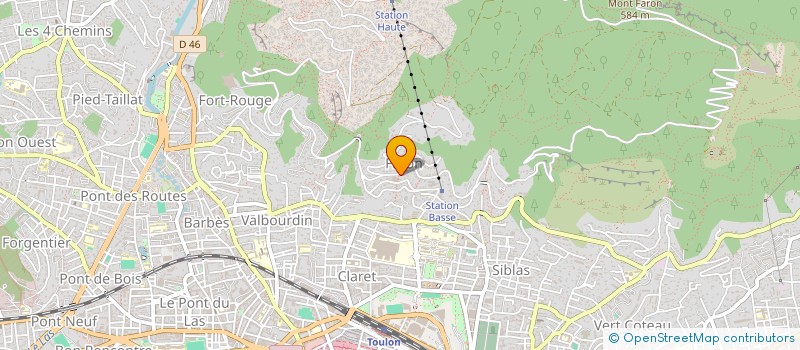 localisation de l'entreprise LOU CIGALOUN  TOULON