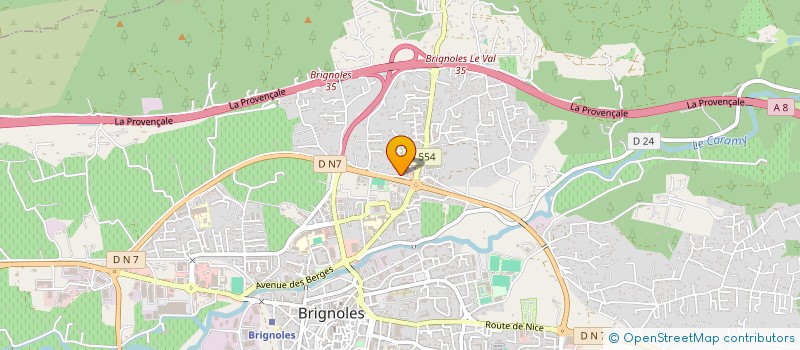 localisation de l'entreprise LOU CIGALOUN DOU SOULEU à BRIGNOLES