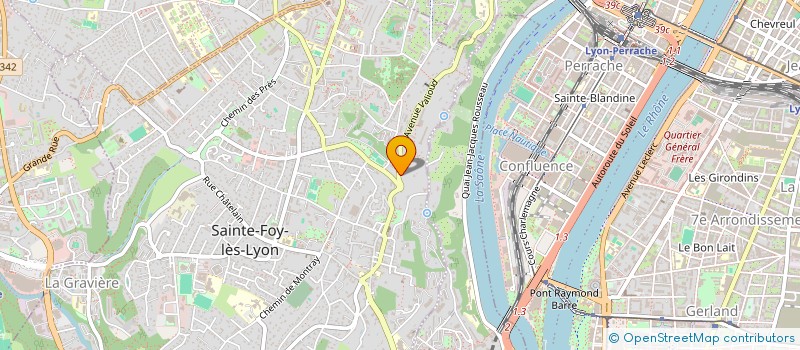 localisation de l'entreprise LOU CLAOUMEL  SAINTE-FOY-LES-LYON