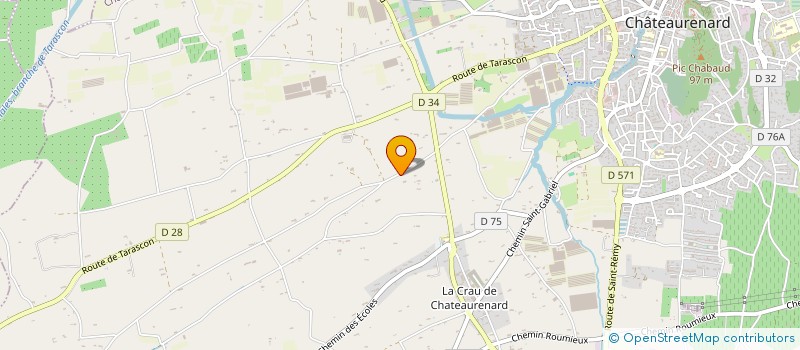 localisation de l'entreprise LOU CLAPAS à CHATEAURENARD