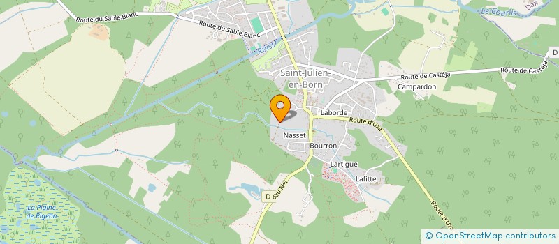 localisation de l'entreprise LOU CLAPEOU  SAINT-JULIEN-EN-BORN