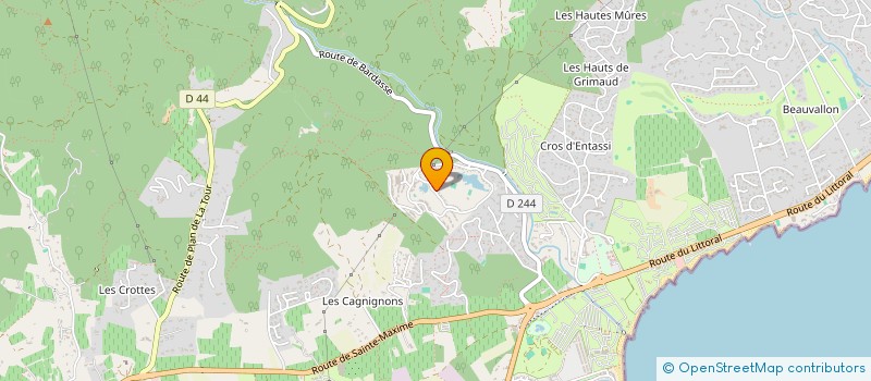 localisation de l'entreprise LOU CLEM à GRIMAUD
