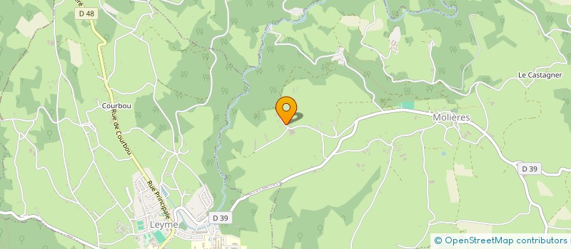 localisation de l'entreprise LOU CLOS  MOLIERES