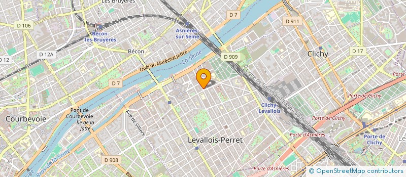 localisation de l'entreprise LOU CONSEIL à LEVALLOIS-PERRET