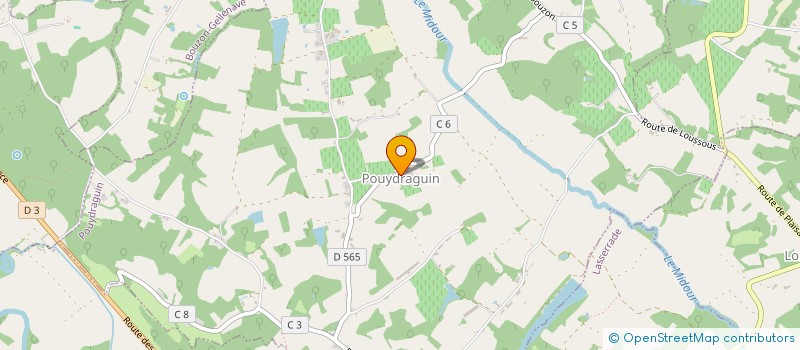 localisation de l'entreprise LOU COURDET  LUPIAC