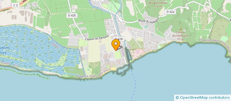 localisation de l'entreprise LOU CRESPEOU  LA LONDE-LES-MAURES