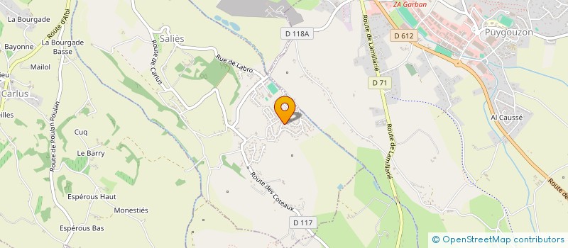 localisation de l'entreprise LOU CRIQUET  FREJAIROLLES