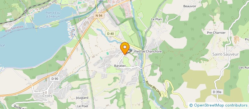 localisation de l'entreprise LOU CUGUILLOUN à LES ORRES