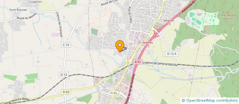 localisation de l'entreprise LOU CYGALES  VENELLES