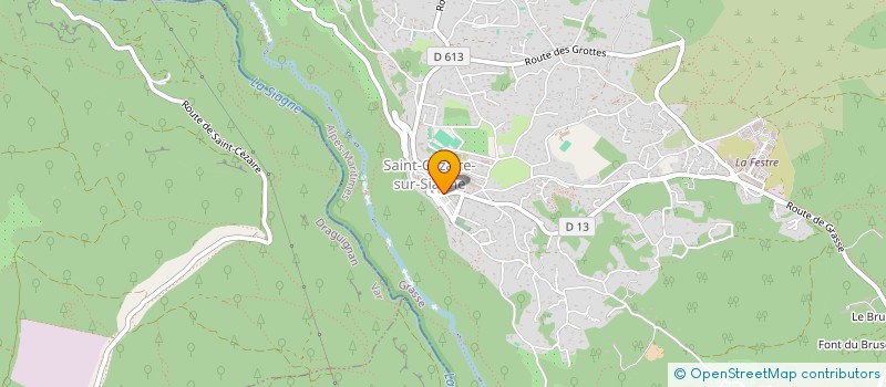 localisation de l'entreprise LOU DUCLOY à SAINT-CEZAIRE-SUR-SIAGNE