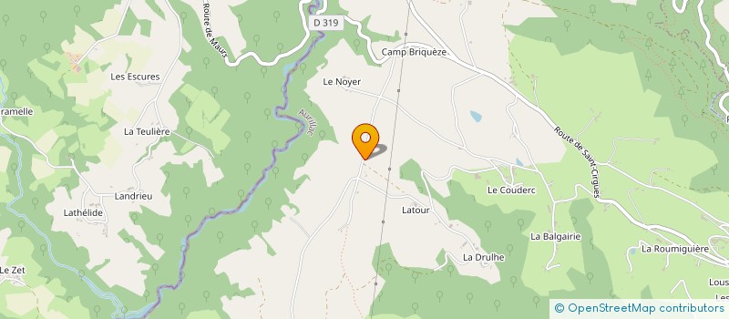 localisation de l'entreprise LOU ELEC à MAURS