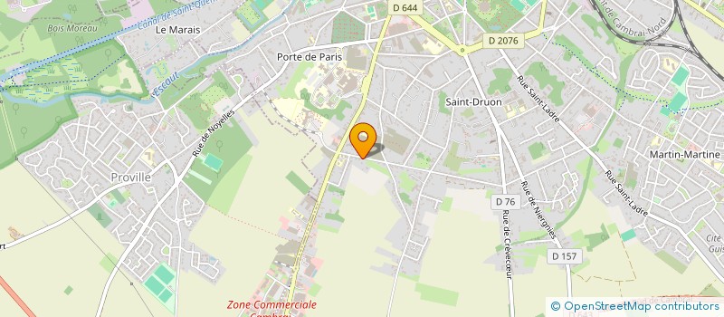 localisation de l'entreprise LOU ET LINE à CAMBRAI