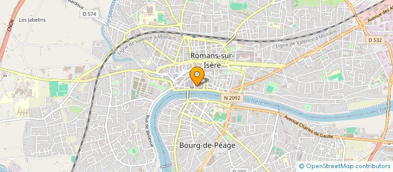 localisation de l'entreprise LOU FAIT  ROMANS-SUR-ISERE