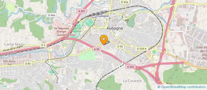 localisation de l'entreprise LOU FENESTRELLE NOUVELLE à AUBAGNE