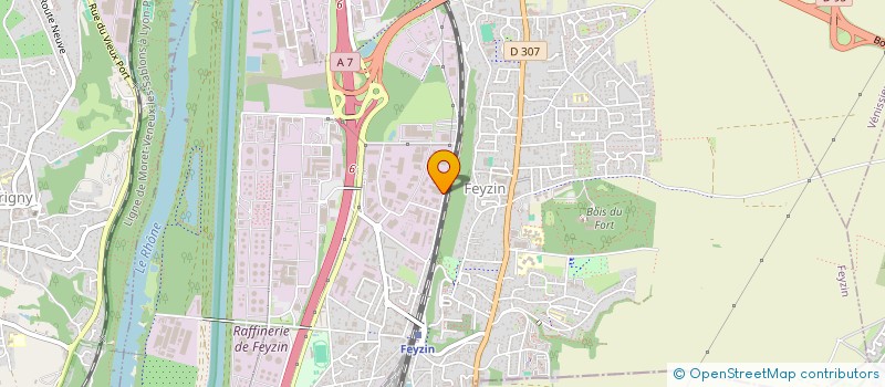 localisation de l'entreprise LOU FINANCES  FEYZIN