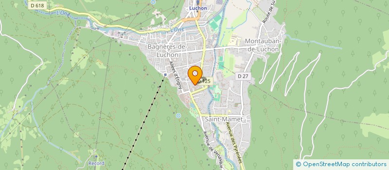 localisation de l'entreprise LOU.FR  BAGNERES-DE-LUCHON