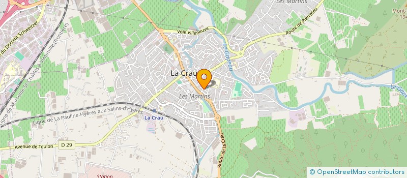 localisation de l'entreprise LOU GABIAN  LA CRAU