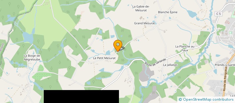 localisation de l'entreprise LOU GABISSOU à ST YRIEIX LA PERCHE
