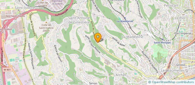 localisation de l'entreprise LOU GALET à NICE