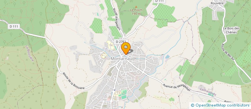 localisation de l'entreprise LOU'GASTRONOME  MONTARNAUD